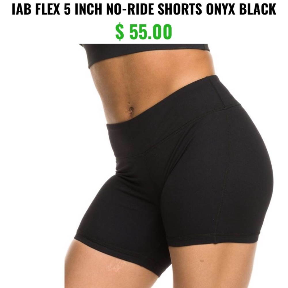 Black 5inch Workout Shorts High Waist